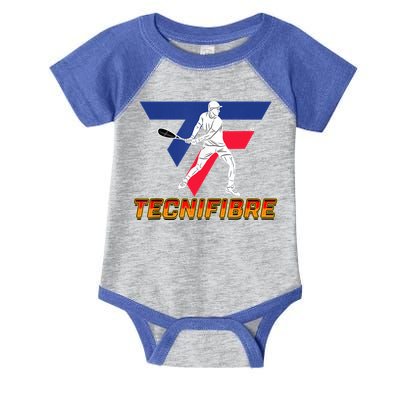 Tecnifibre Tenis Retro Vintage Infant Baby Jersey Bodysuit