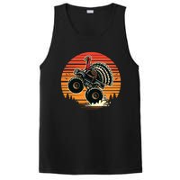 Thanksgiving Turkey Riding Monster Truck Sunset Turkey PosiCharge Competitor Tank