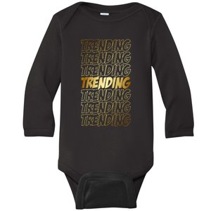 Trending Baby Long Sleeve Bodysuit