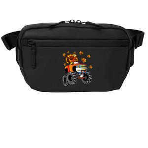 Thanksgiving Turkey Riding Monster Truck Crossbody Pack