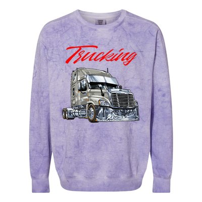 Trucking Colorblast Crewneck Sweatshirt