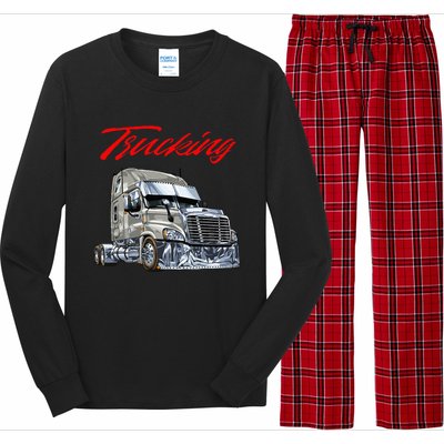 Trucking Long Sleeve Pajama Set