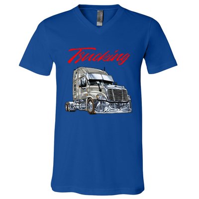 Trucking V-Neck T-Shirt