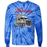 Trucking Tie-Dye Long Sleeve Shirt