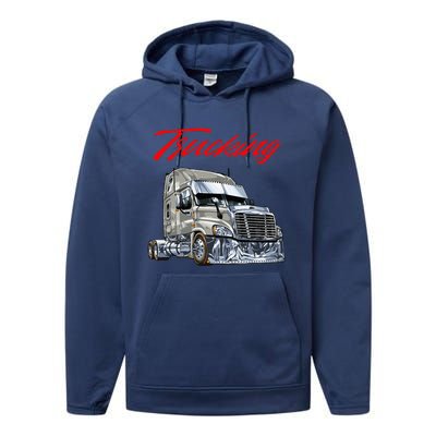 Trucking Performance Fleece Hoodie