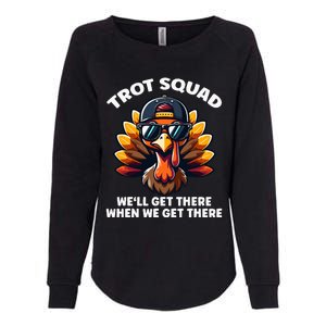 Thanksgiving Turkey Running Gear Turkey Trot Womens California Wash Sweatshirt