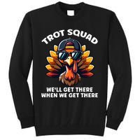 Thanksgiving Turkey Running Gear Turkey Trot Tall Sweatshirt