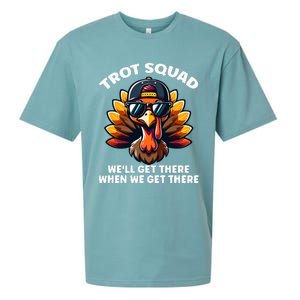 Thanksgiving Turkey Running Gear Turkey Trot Sueded Cloud Jersey T-Shirt