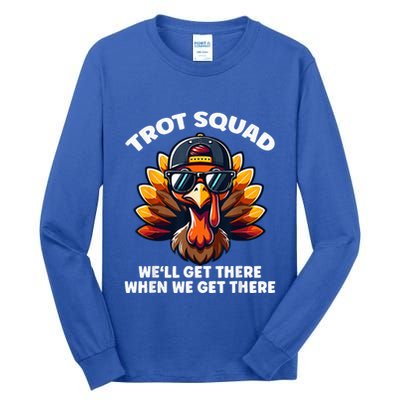 Thanksgiving Turkey Running Outfit Gear Costume Turkey Trot Tall Long Sleeve T-Shirt