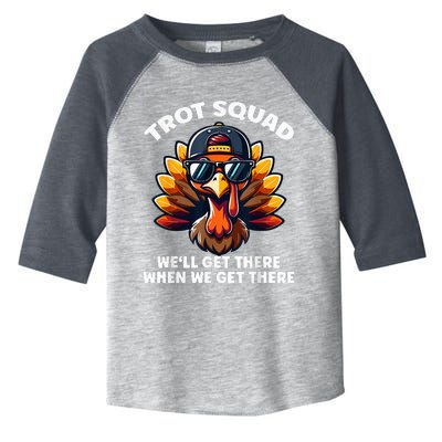 Thanksgiving Turkey Running Outfit Gear Costume Turkey Trot Toddler Fine Jersey T-Shirt