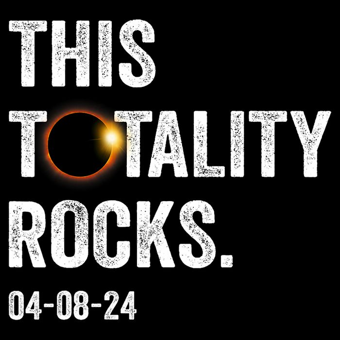 This Totality Rocks Funny Total Solar Eclipse April 8 2024 Full-Length Apron With Pockets
