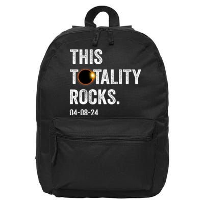 This Totality Rocks Funny Total Solar Eclipse April 8 2024 16 in Basic Backpack