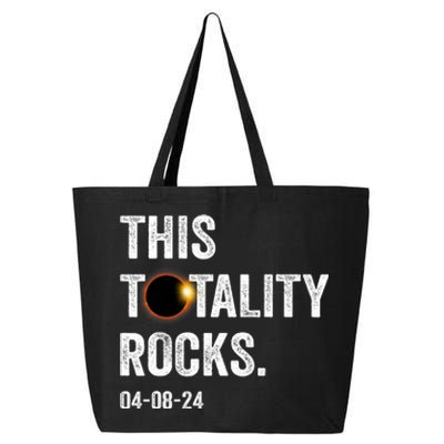 This Totality Rocks Funny Total Solar Eclipse April 8 2024 25L Jumbo Tote