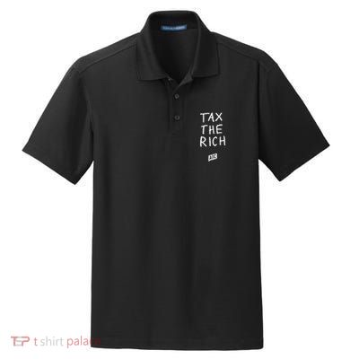 Tax The Rich AOC Dry Zone Grid Polo