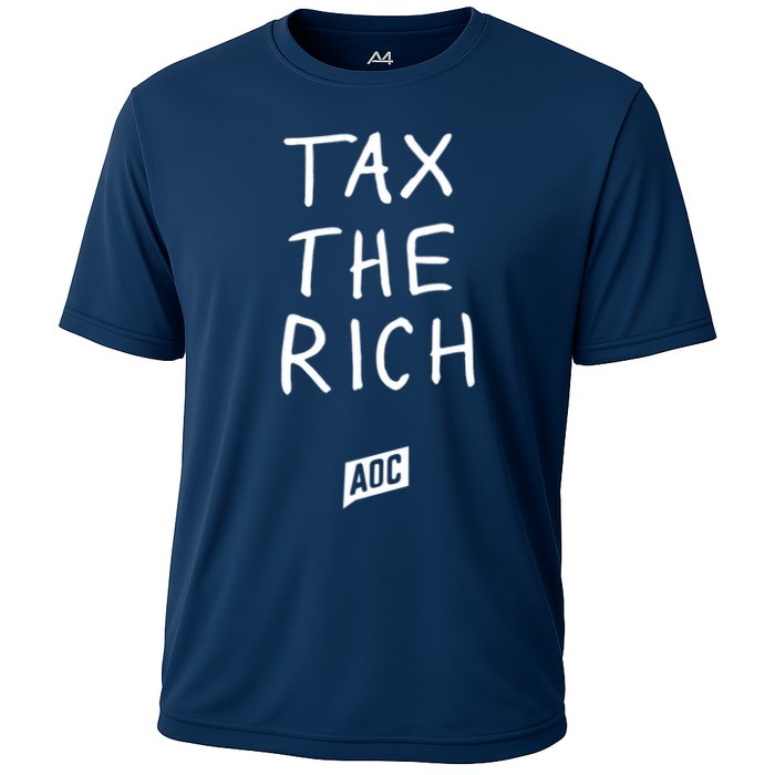 Tax The Rich AOC Cooling Performance Crew T-Shirt