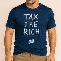 Tax The Rich AOC Cooling Performance Crew T-Shirt