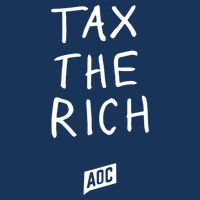 Tax The Rich AOC Cooling Performance Crew T-Shirt