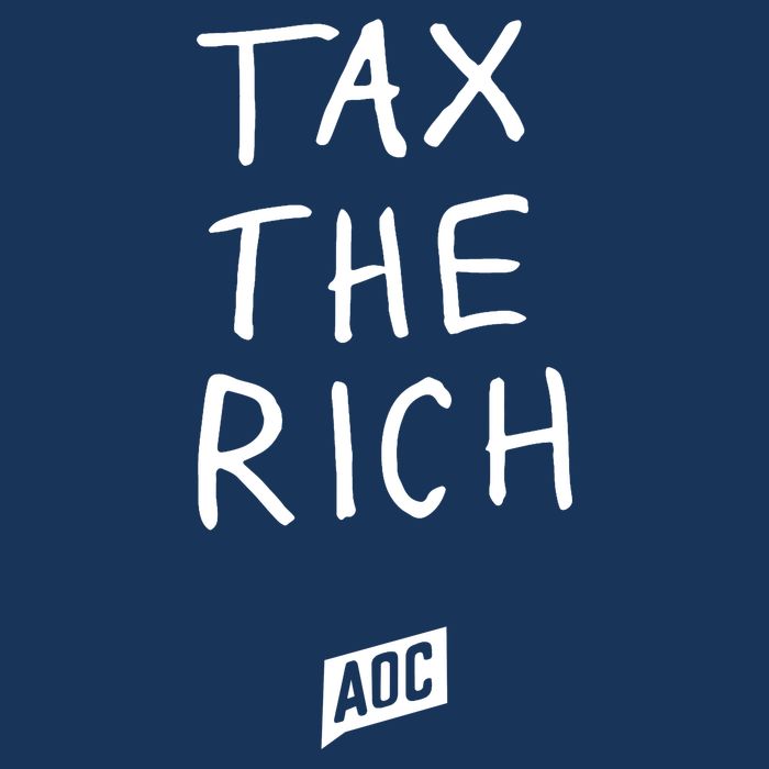 Tax The Rich AOC Cooling Performance Crew T-Shirt