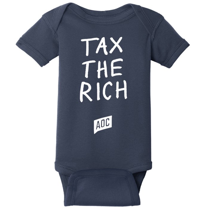 Tax The Rich AOC Baby Bodysuit