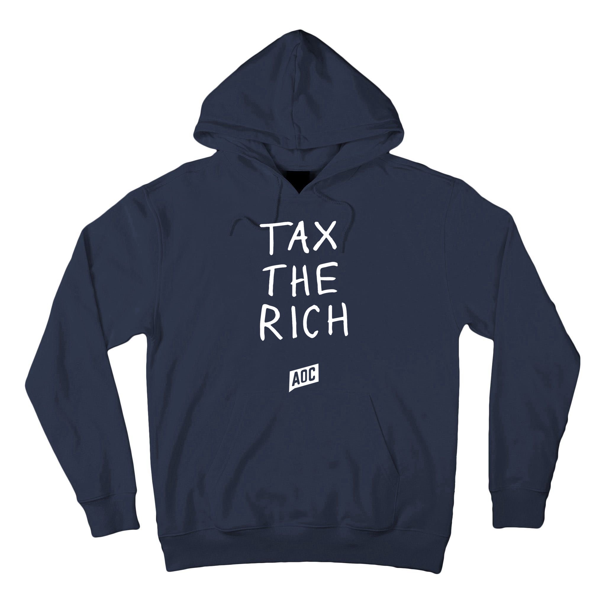 Tax The Rich AOC Tall Hoodie