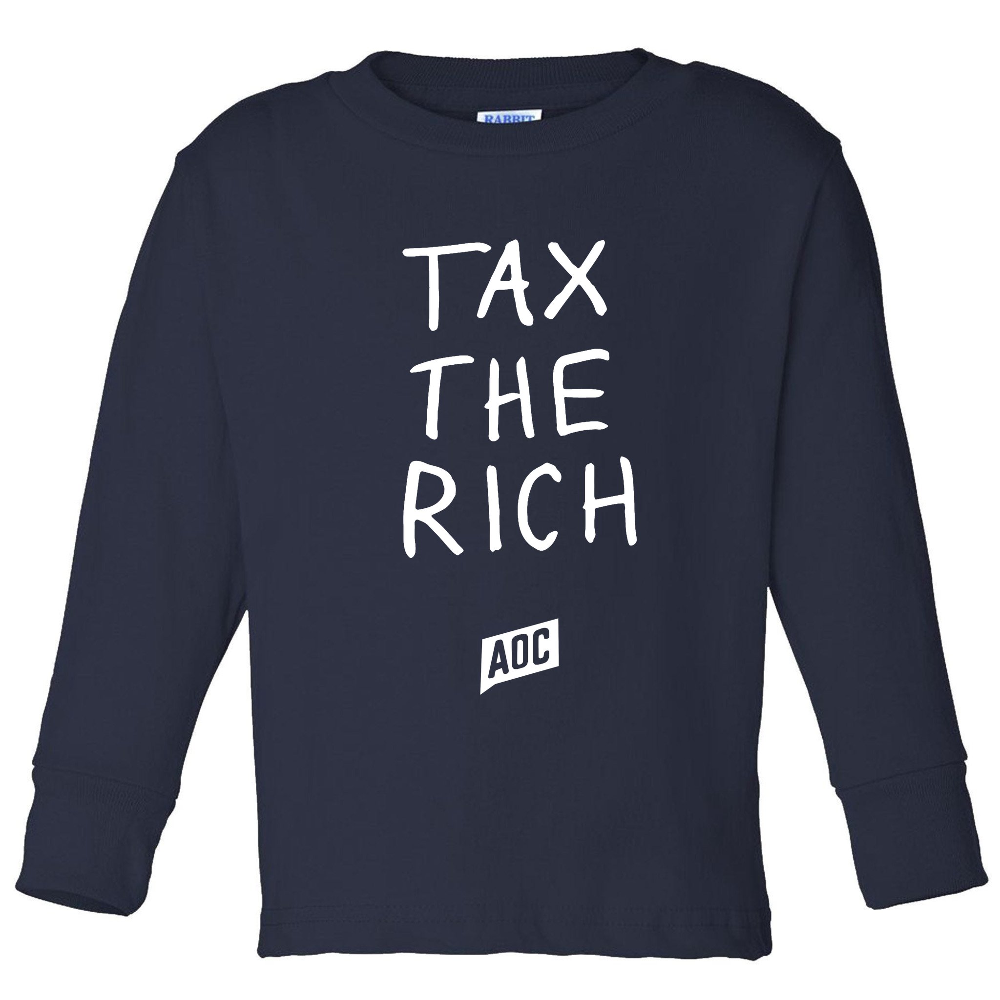 Tax The Rich AOC Toddler Long Sleeve Shirt