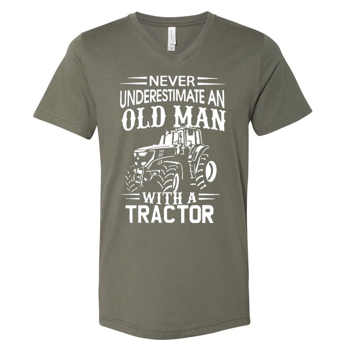 Tractor V-Neck T-Shirt