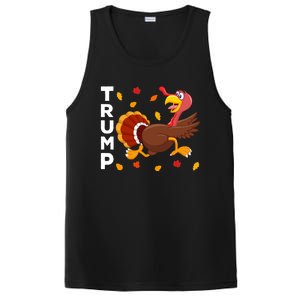 Thanksgiving Turkey Running Funny Antitrump 2024 Sarcastic Gift PosiCharge Competitor Tank