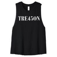 Tre45on Women's Racerback Cropped Tank