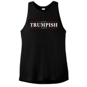 Trumpish Ladies PosiCharge Tri-Blend Wicking Tank