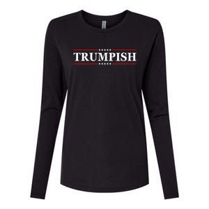 Trumpish Womens Cotton Relaxed Long Sleeve T-Shirt