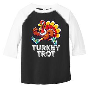 Thanksgiving Turkey Running Outfit Gear Costume Turkey Trot Toddler Fine Jersey T-Shirt