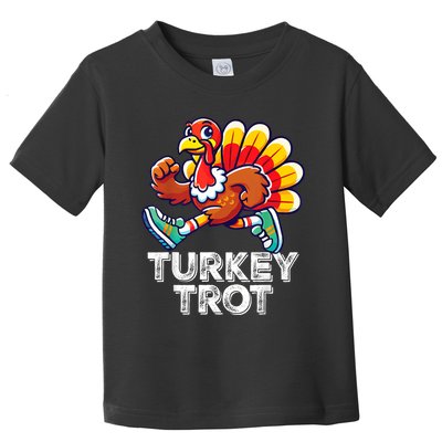 Thanksgiving Turkey Running Outfit Gear Costume Turkey Trot Toddler T-Shirt