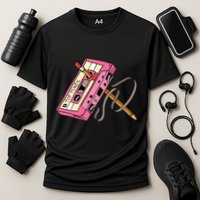 Top Tunes Retro 80s Back To School Cooling Performance Crew T-Shirt
