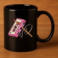 Top Tunes Retro 80s Back To School 11oz C Handle Ceramic Mug