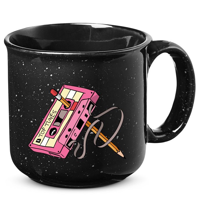 Top Tunes Retro 80s Back To School 15oz Campfire Ceramic Mug
