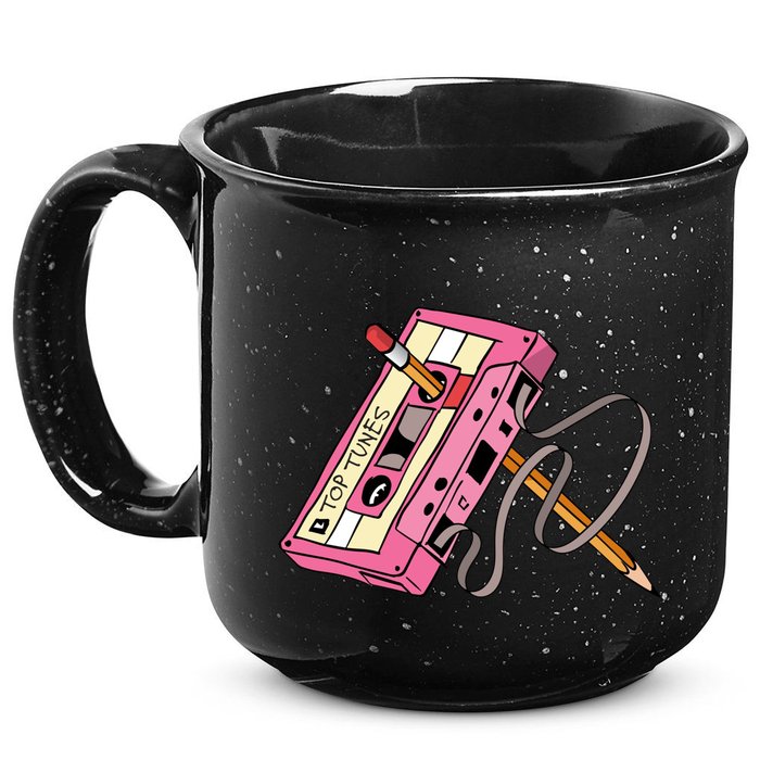 Top Tunes Retro 80s Back To School 15oz Campfire Ceramic Mug