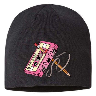 Top Tunes Retro 80s Back To School Sustainable Beanie