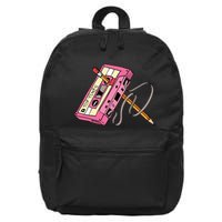 Top Tunes Retro 80s Back To School 16 in Basic Backpack