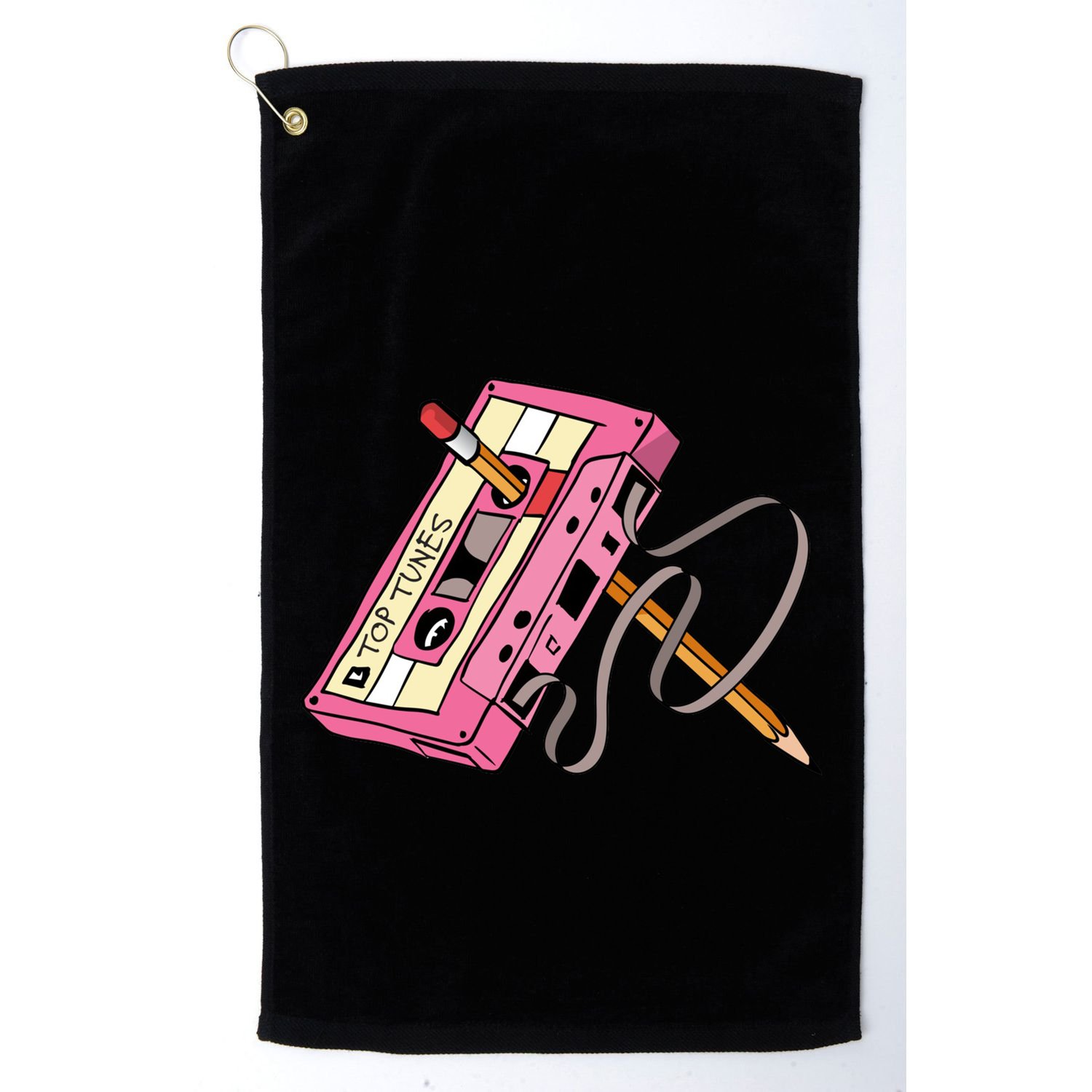 Top Tunes Retro 80s Back To School Golf Towel