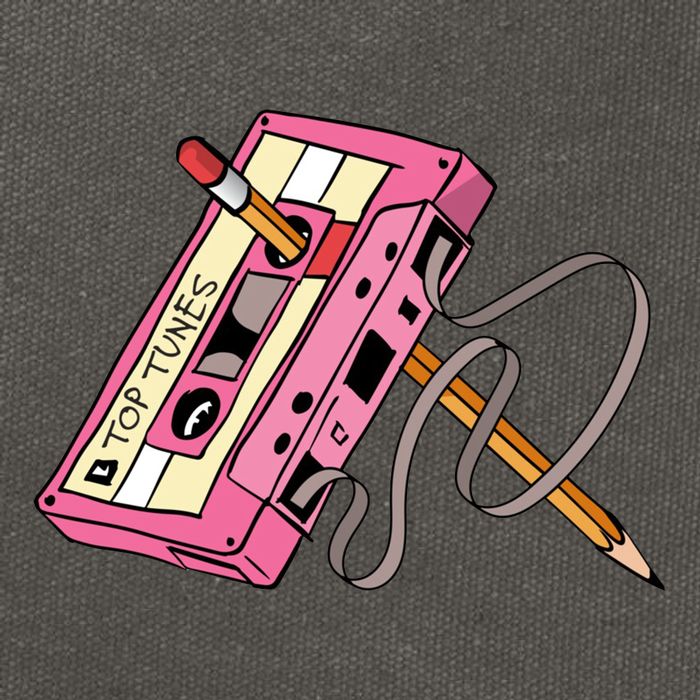 Top Tunes Retro 80s Back To School Cotton Canvas Backpack