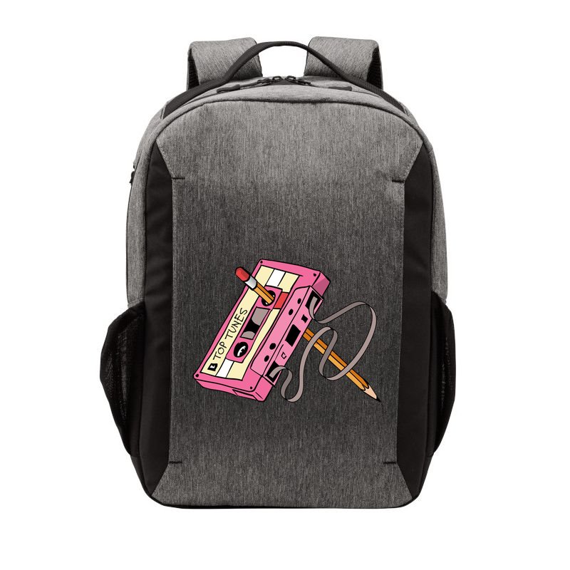 Top Tunes Retro 80s Back To School Vector Backpack