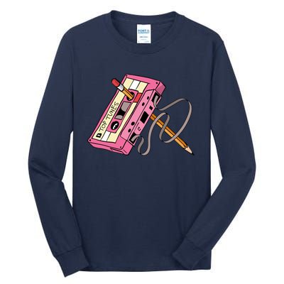 Top Tunes Retro 80s Back To School Tall Long Sleeve T-Shirt