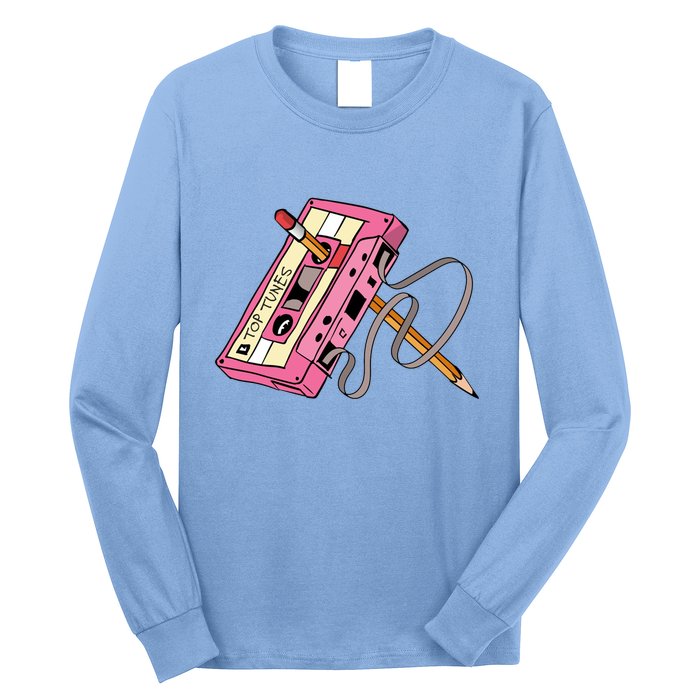 Top Tunes Retro 80s Back To School Long Sleeve Shirt
