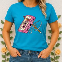 Top Tunes Retro 80s Back To School Womens T-Shirt