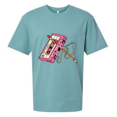 Top Tunes Retro 80s Back To School Sueded Cloud Jersey T-Shirt