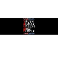 Trump Truth Really Upset Most People Trump 2024 America Flag Premium Bumper Sticker