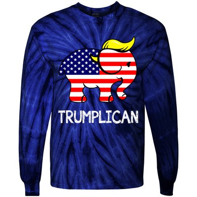 Trumplican Tie-Dye Long Sleeve Shirt