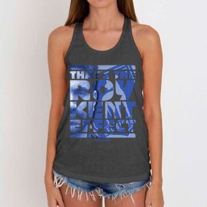 Thats The Roy Kent Effect Text Fill Women's Knotted Racerback Tank