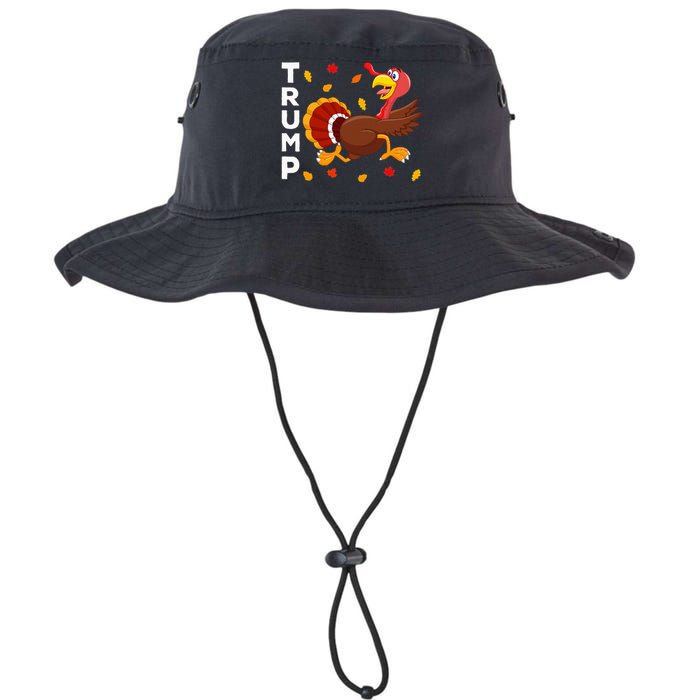 Thanksgiving Turkey Running Funny Anti Trump 2024 Legacy Cool Fit Booney Bucket Hat