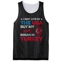 Turkey Turkish Roots Turkish Heritage Proud Turkish Flag Mesh Reversible Basketball Jersey Tank